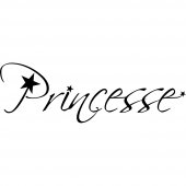 Autocolante decorativo princesse