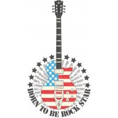 Autocolante decorativo rock star