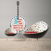 Autocolante decorativo rock star