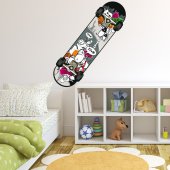 Autocolante decorativo skate