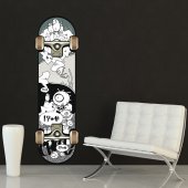 Autocolante decorativo skate