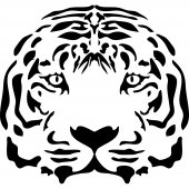 Autocolante decorativo Tigre