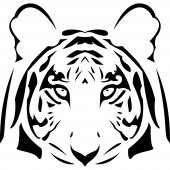 Autocolante decorativo Tigre