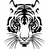 Autocolante decorativo Tigre