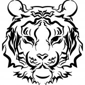 Autocolante decorativo Tigre
