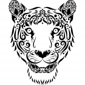 Autocolante decorativo Tigre