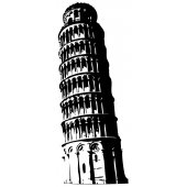 Autocolante decorativo Torre de Pisa
