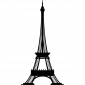 Autocolante decorativo torre Eiffel