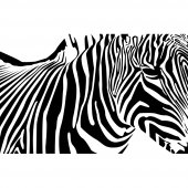 Autocolante decorativo zebra