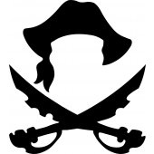 Autocolante ipad 2 pirata