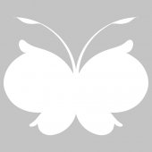 Autocolante velleda borboleta