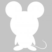 Autocolante velleda mouse