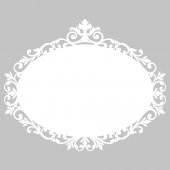 Autocolante velleda ornamento