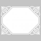 Autocolante velleda ornamento