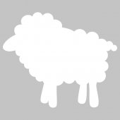 Autocolante velleda ovelha