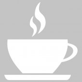 Autocolante velleda xícara de café