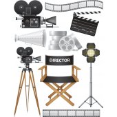 Kit Autocolante decorativo cinemama