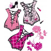 Kit Autocolante decorativo infantil 3 Corsets