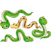 Kit Autocolante decorativo infantil 4 serpente