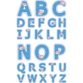 Kit Autocolante decorativo infantil alfabeto