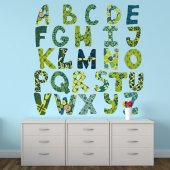 Kit Autocolante decorativo infantil alfabeto