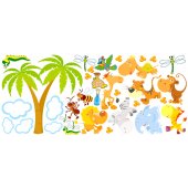 Kit Autocolante decorativo infantil Animais