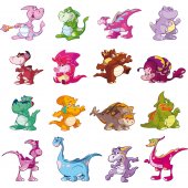 Kit Autocolante decorativo infantil Dinosaurs