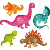 Kit Autocolante decorativo infantil Dinosaurs