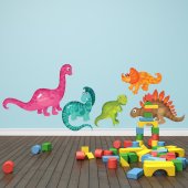 Kit Autocolante decorativo infantil Dinosaurs