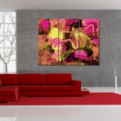 Quadro Triptico PVC Abstratos