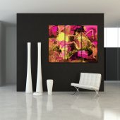 Quadro Triptico PVC Abstratos