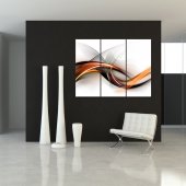 Quadro Triptico PVC Abstratos