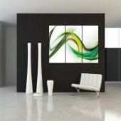 Quadro Triptico PVC Abstratos