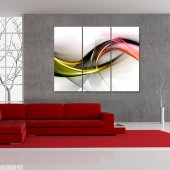 Quadro Triptico PVC Abstratos