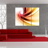 Quadro Triptico PVC Abstratos