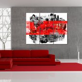 Quadro Triptico PVC Abstratos