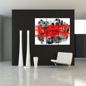 Quadro Triptico PVC Abstratos