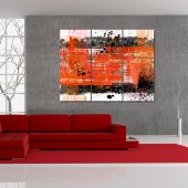 Quadro Triptico PVC Abstratos