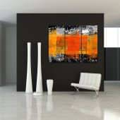 Quadro Triptico PVC Abstratos