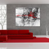 Quadro Triptico PVC Abstratos