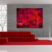 Quadro Triptico PVC Abstratos