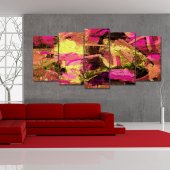 Quadro Triptico PVC Abstratos