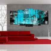 Quadro Triptico PVC Abstratos