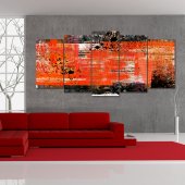 Quadro Triptico PVC Abstratos