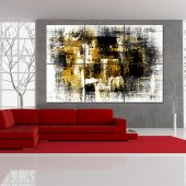 Quadro Triptico PVC Abstratos