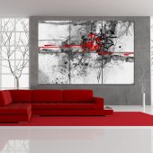 Quadro Triptico PVC Abstratos