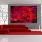 Quadro Triptico PVC Abstratos