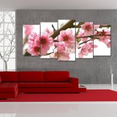 Quadro Triptico PVC flores