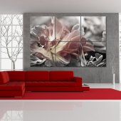 Quadro Triptico PVC flores