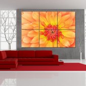 Quadro Triptico PVC flores